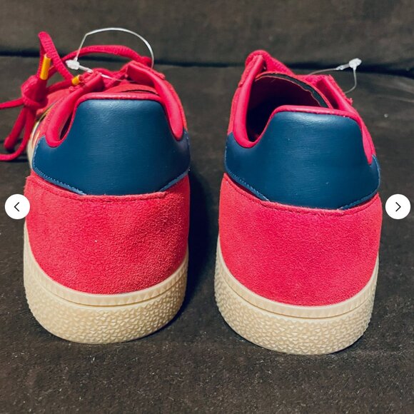 Rare Sample Tag Adidas Handball Spezial Red Blue Yellow 9 US 8.5 UK 42 2/3 EUR
